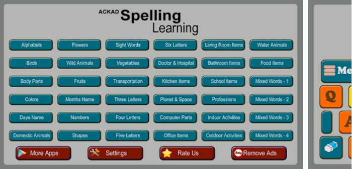 kids spelling 