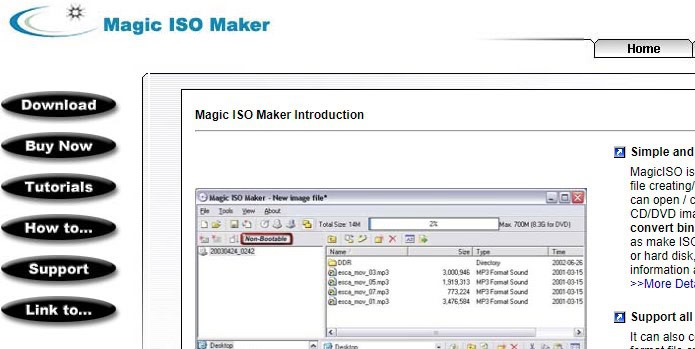 Magic ISO maker