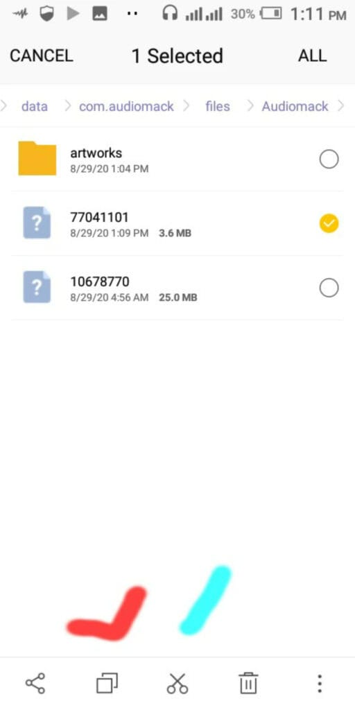 copying and moving downloaded songs