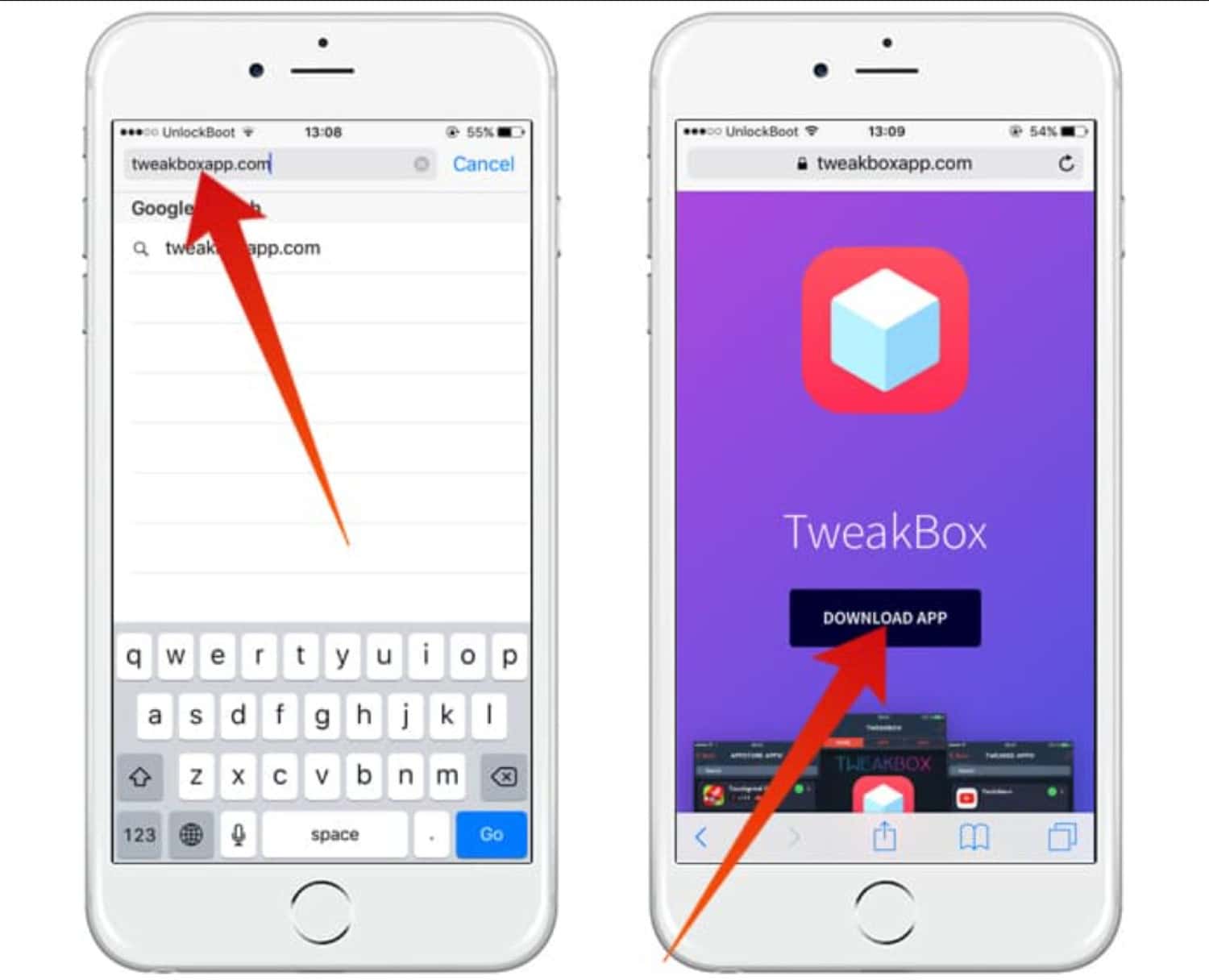 download tweakbox from safari