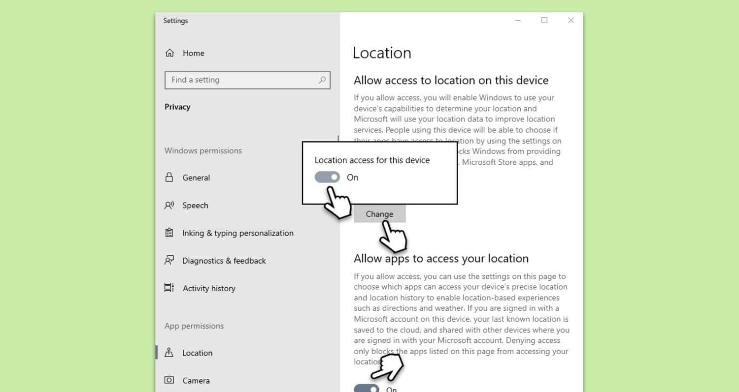location access